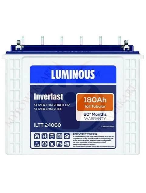 Luminous 180Ah Tubular Battery