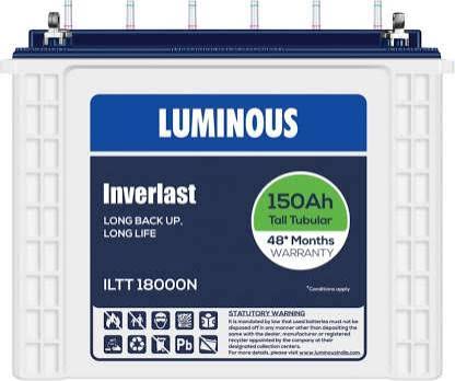 Luminous 150Ah Tall Tubular Battery